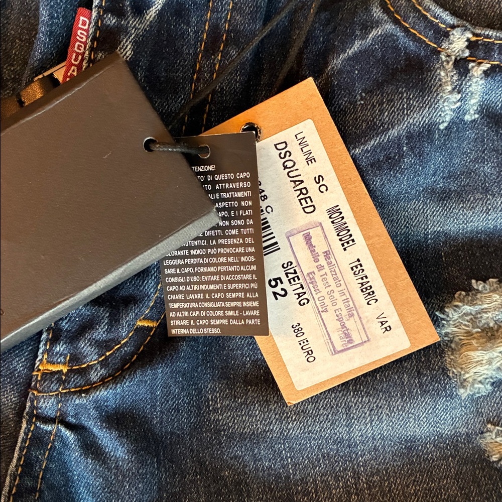NEW DSquared Cool Boy Jean | sz 52 - Picture 5 of 12
